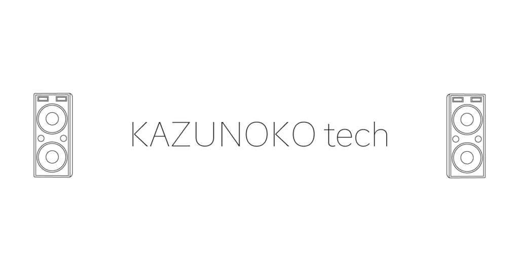 KAZUNOKO techのTwitterのヘッダー