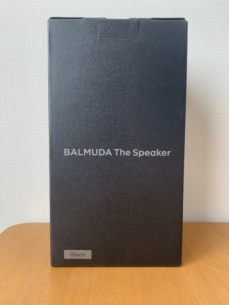 BALMUDA The Speakerの箱