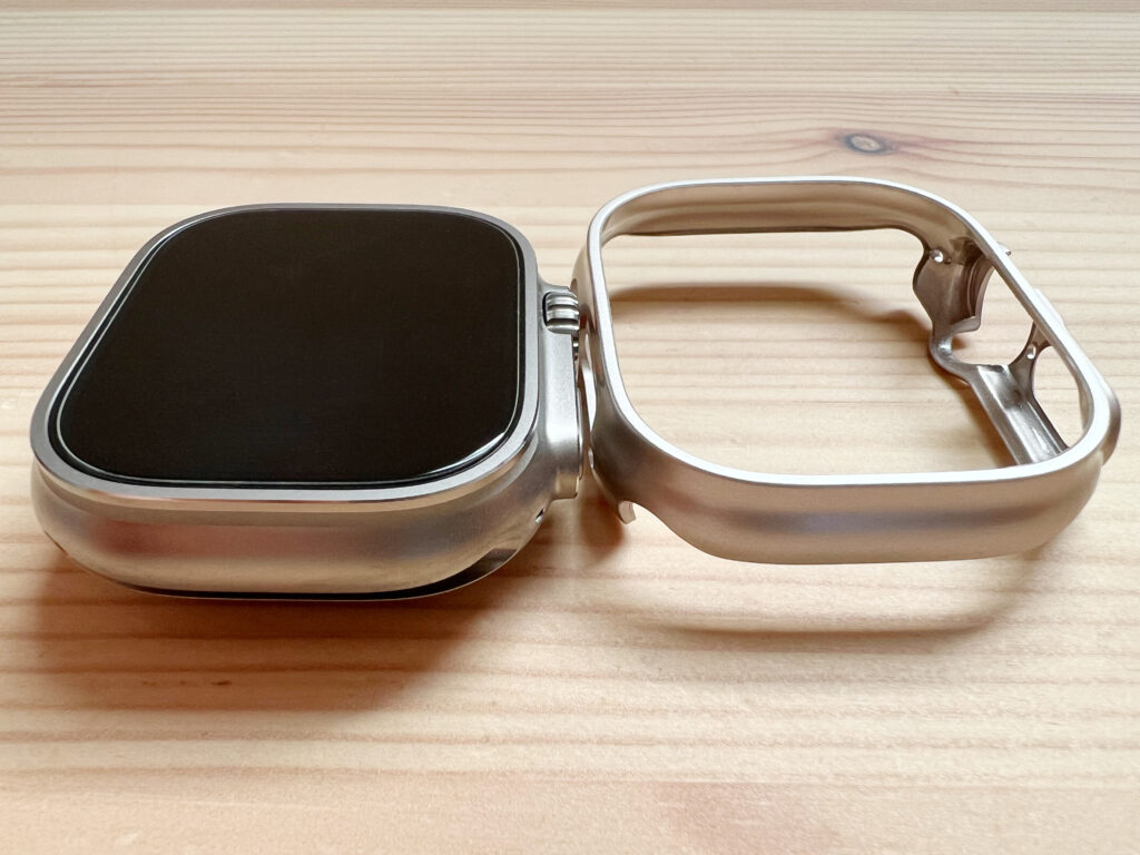 Apple Watch Ultraと TALENANA for Apple Watch Ultra ケースの色比較2