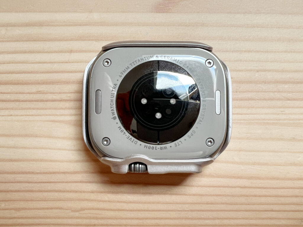 TALENANA for Apple Watch Ultra ケース着用時の裏側