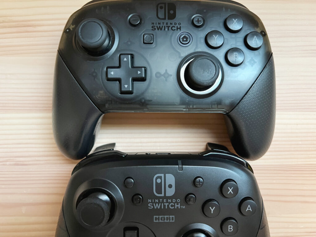 ワイヤレスホリパッド for Nintendo SwitchとNintendo Switch Proコントローラ