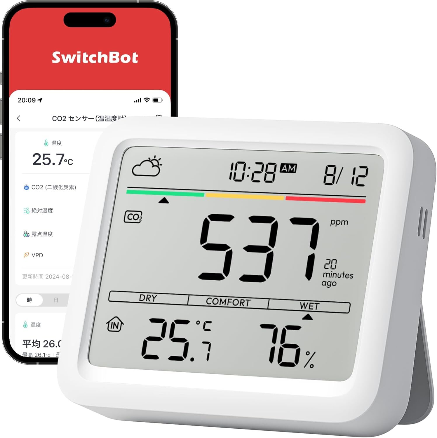 SwitchBot CO2センサーの商品画像